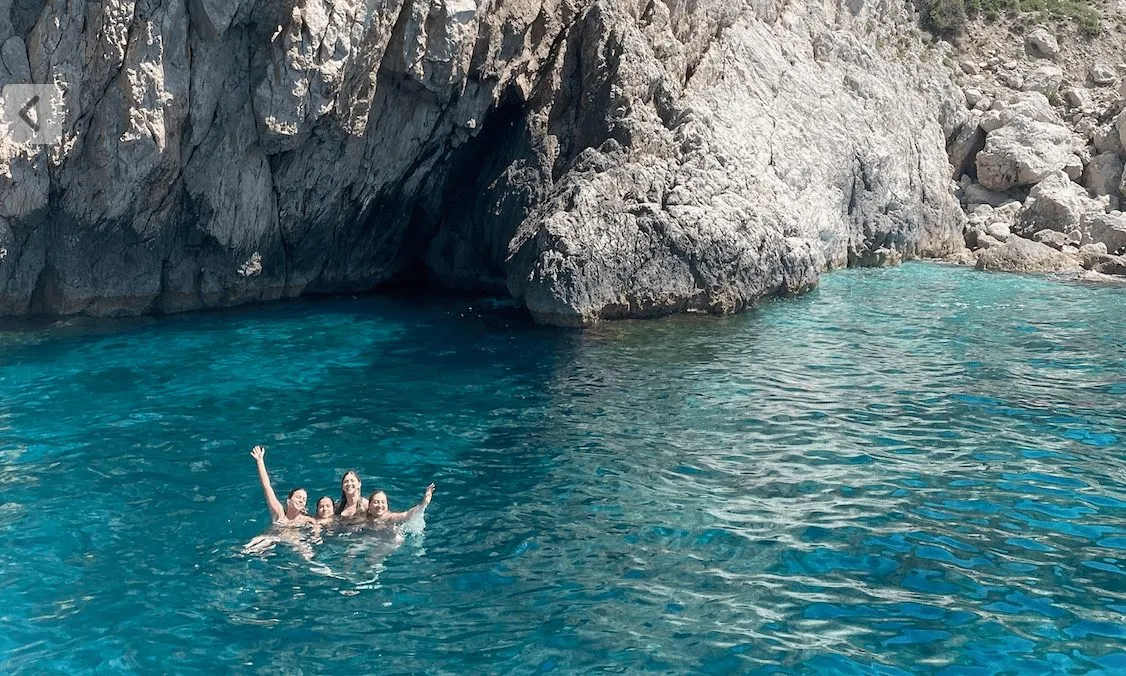 Boat ride along the Amalfi Coast in Italy